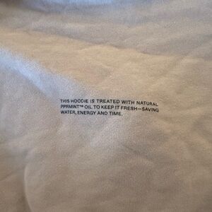 Pangaia Tan Cotton Hoodie with Natural Peppermint Oil